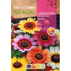 Semillas de Crisantemo Tricolor Variado (5 g) Rocalba