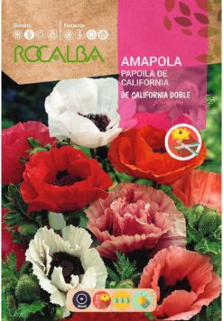 Semillas de Amapola Papoila de California doble variada (2 gr) Rocalba