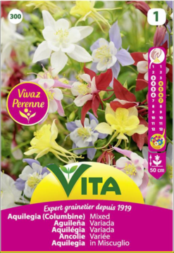 Semillas de Aquilegia Variada (0.5 gr)