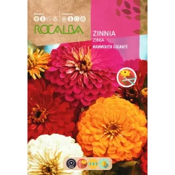 Semilla de Zinnia Mammouth GiganteVariada (3 g)